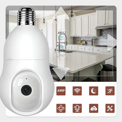 Slimme draadloze WiFi 4MP-beveiligingslampcamera voor thui