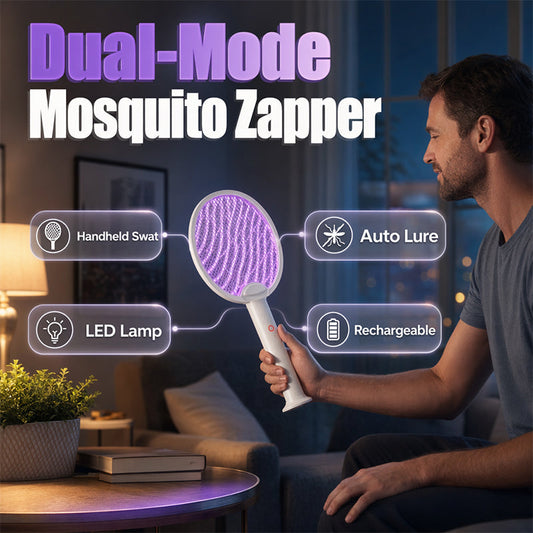 ⏰🎁2-in-1 Oplaadbare Elektrische Vliegenmepper