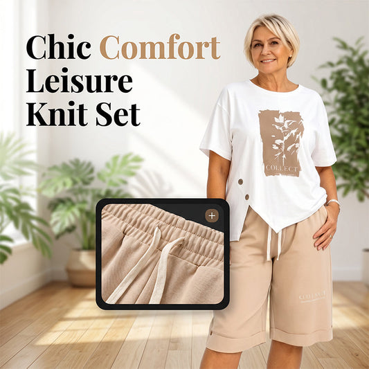 🏖️ Luchtige Zomerset voor Dames – Comfortabele Top & Short voor Elke Dag ☀️