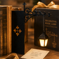 📚 Miniatuur Retro Straatlantaarn Boekensteunlamp – Sfeervolle Decoratie & Warm Licht ✨