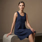 ⏰🎁Dames Casual Mouwloze Geplooide Jurk