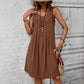 ⏰🎁Dames Casual Mouwloze Geplooide Jurk