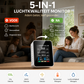 💥【LIMITED TIME 50% OFF】🔥 Luchtkwaliteitsmeter | 5-in-1: CO₂+HCHO+TVOC+Temperatuur+Vochtigheid | Real-time Nauwkeurig | Type-C Opladen | Zwart/Wit