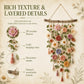 💥【LIMITED TIME 50% OFF】🔥 Boho Gehaakte Bloemen Wanddecoratie | Handgemaakte Bloemen + Ranken + Kwastjes | Drijfhout Tak | Gezellige Cottage Stijl | Woonkamer/Slaapkamer/Babykamer