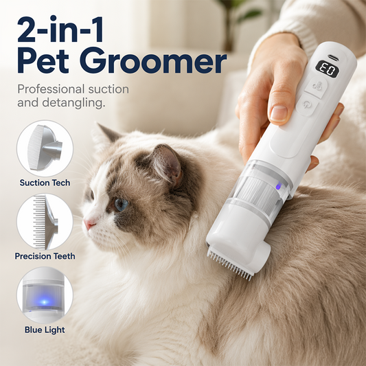 🔥In de aanbieding 50% KORTING🔥 Elektrische Vlooienkam voor Huisdieren – USB-oplaadbaar, Fijne Tanden, Chemisch-vrij 🐾