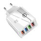 ⏳LAATSTE DAG AANBIEDING 50% KORTING!!📢4-poorts USB-wandlader – 12W multi-apparaat reislader