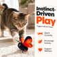 🔥 49% KORTING 🦋 Slim Automatisch Vlinderspeeltje voor Katten – Bewegingssensor, Realistisch Fladderen & Urenlang Speelplezier 😻