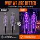 🎃 Vroege Halloween Aanbieding – 50% KORTING! 💀 Solar Skeletlampen voor de Tuin – Lichtgevende Halloween Decoratie Zonder Kabels ✨