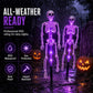 🎃 Vroege Halloween Aanbieding – 50% KORTING! 💀 Solar Skeletlampen voor de Tuin – Lichtgevende Halloween Decoratie Zonder Kabels ✨