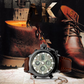Vintage Dual-Display Waterproof Mechanical Watch