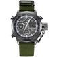 Vintage Dual-Display Waterproof Mechanical Watch