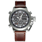 Vintage Dual-Display Waterproof Mechanical Watch