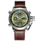 Vintage Dual-Display Waterproof Mechanical Watch