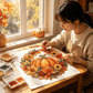 🎃🍂 KOOP 2, KRIJG 1 GRATIS! DIY Pompoen-Diamantkrans – Maak je Eigen Glinsterende Herfstdecoratie | Complete Set met Acrylbasis & Ophangketting ✨