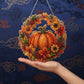 🎃🍂 KOOP 2, KRIJG 1 GRATIS! DIY Pompoen-Diamantkrans – Maak je Eigen Glinsterende Herfstdecoratie | Complete Set met Acrylbasis & Ophangketting ✨
