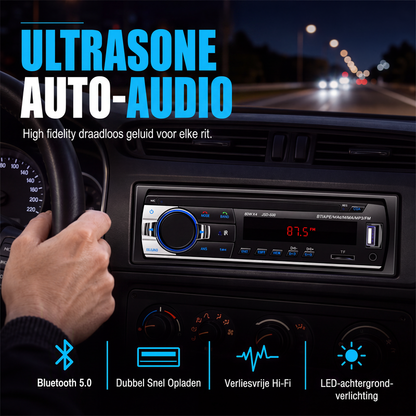 🎶 60% KORTING – Moderne Autoradio Met Bluetooth 5.0 | Stabiele Verbinding, Handsfree & Dubbele USB