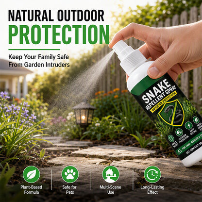 🐍🌿 KOOP 2, KRIJG 1 GRATIS! Snelwerkende Slangenafweerspray voor Buiten | Voor Tuin, Terras & Rondom het Huis | Makkelijk aan te Brengen