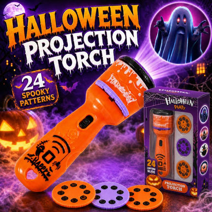 👻🎁Kinder Kerst Halloween Projectie Zaklamp Speelgoed