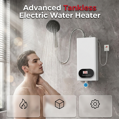 🚰 50% korting! Elektrische waterverwarmer – digitaal display, direct warm water & compact ontwerp. Perfect voor keuken, badkamer & camper! ⚡🔥