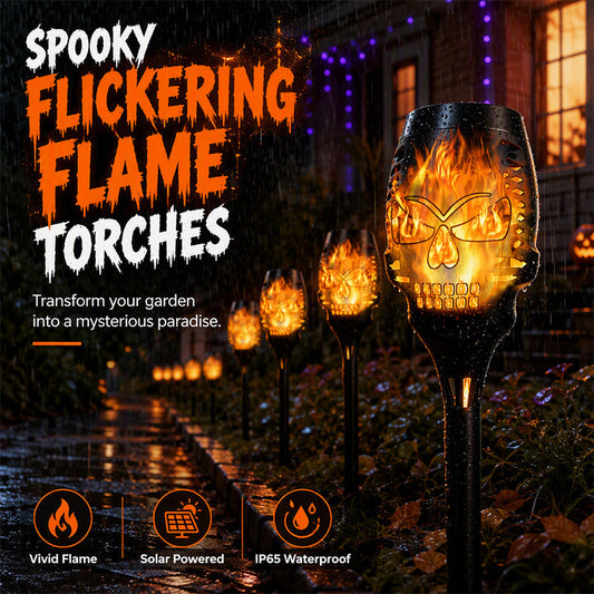 💀☀️ Vroege Deal – 50% KORTING! Tuinverlichting Op Zonne-energie Met Doodskopmotief | Sfeervolle Verlichting Voor Buiten