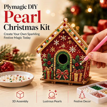 🎄 2+1 GRATIS – 3D Kerst Parel Schilderij DIY | Fonkelende 3D-Parels | Kies Zelf Je 3 Favoriete Designs