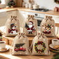 🎄🎁 50% KORTING! Maak van elk cadeautje een feestje – deze kerstzakjes met schattige prints en koordsluiting zijn herbruikbaar, scheurvast en perfect voor snoep, sieraden of kleine surprises!
