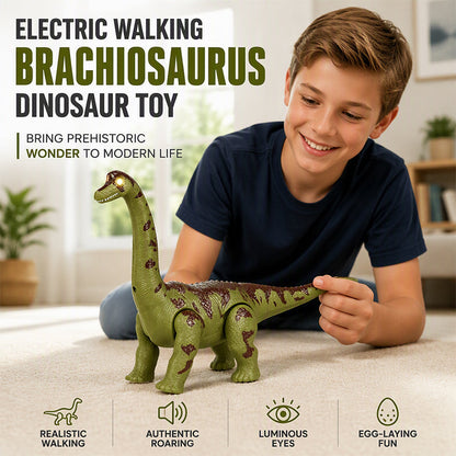🦕 Elektrisch Lopende Brachiosaurus – Bewegend Dinosaurusspeelgoed met Geluid & LED-Ogen