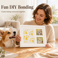 🐾 50% KORTING! DIY-herinneringsset voor pootafdrukken van huisdieren – houten lijst, zachte klei & ruimte voor een foto – bewaar een dierbare herinnering voor altijd 🖼️🐱