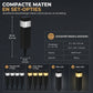 Waterdichte zonne-tuin buitenverlichting vierkante grondpin pad- en gazonverlichting voor tuin- en landschapsdecoratie