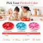 Siliconen driehoekige bakvorm met 8 vakken