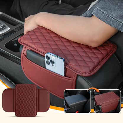 📢📢 56% KORTING🚗 Universeel leren verhogingskussen voor de armsteunbox in de auto – comfortabele ondersteuning en een verhoogde armpositie.