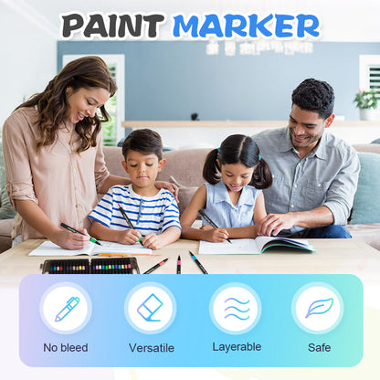 ⏰🎁Dual Tip Fast-Dry Acrylic Paint Marker