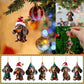 🐕 CHRISTMAS SALE – KOOP 2, KRIJG 1 GRATIS | Puppy Kerstornamenten | 5 Stuks per Set | Voor Kerstboom & Feestdecoratie