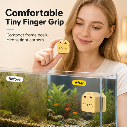 🐠 50% korting! Dubbelzijdige magnetische aquariumreiniger – reinigt beide zijden tegelijk, krachtige magneten & krasvrij. Kristalhelder glas in seconden! ✨🪟