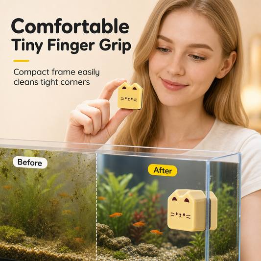 🐠 50% korting! Dubbelzijdige magnetische aquariumreiniger – reinigt beide zijden tegelijk, krachtige magneten & krasvrij. Kristalhelder glas in seconden! ✨🪟