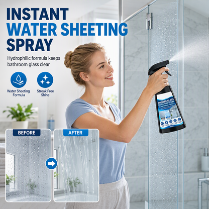 🚿 Spray voor doucheglas met doek
