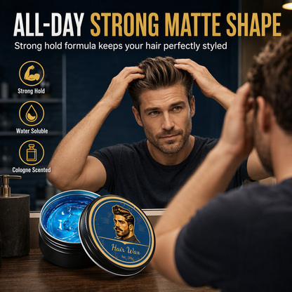 ⏰🎁Cologne Geurende Haarpommade voor Heren (130g) - Langdurige Fixatie & Volume Styling Wax