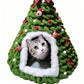 ⏰🎁Gezellige Kerstboom Kattenmand