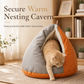 ⏰🎁Warm Halfgesloten Kattenbed & Slaapzak