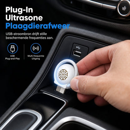 ⏰🎁Draagbare USB Ultrasongedierteverdrijver