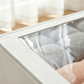 🛏️ Waarom zou je zomerkleding en dekens in kasten proppen? Deze onderbed-opbergtas schuift er zo onder, met dubbele rits en doorzichtig deksel.