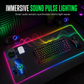 🎮 RGB Gaming Bureaumat met Draadloos Opladen & USB-C/USB-A Oplaadpoorten – XXL 800×300×4mm | 60% KORTING! ✨