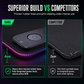 🎮 RGB Gaming Bureaumat met Draadloos Opladen & USB-C/USB-A Oplaadpoorten – XXL 800×300×4mm | 60% KORTING! ✨