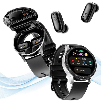 2025🔥🎁(Gratis verzending) 2 in 1 smartwatch met oordopjes (voor iPhone en Android)